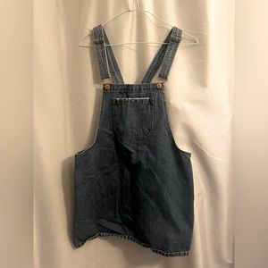 Forever 21 Denim Overall Dress Size L